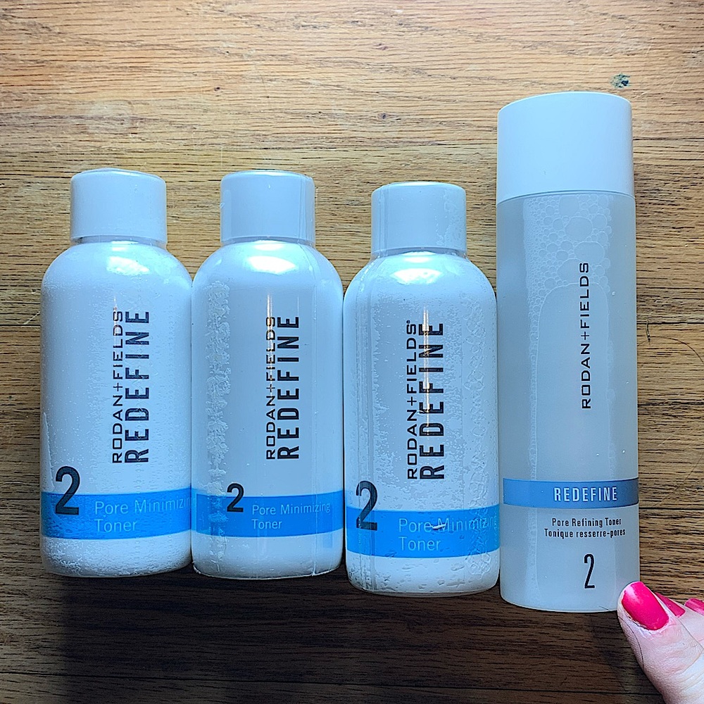 Rodan and Fields R+F Redefine Pore Minimizing Toner 4 bottles UNOPENED